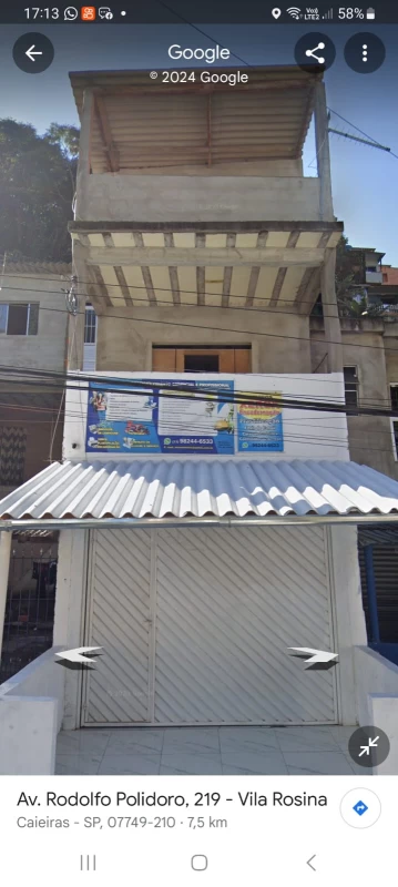 Casa em Vila Rosina, Caieiras